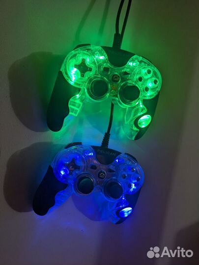 Геймпады для пк и PS3 (PS4) с подсветкой