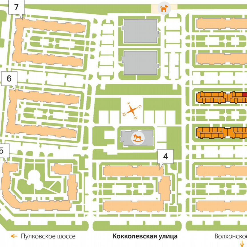 2-к. квартира, 56 м², 4/5 эт.