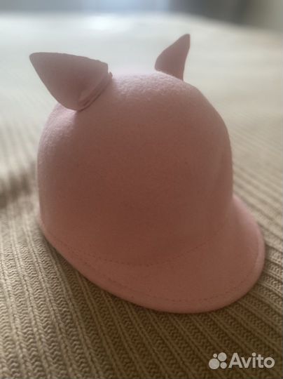 Zara Новая шляпка с ушками на дев. 55 см