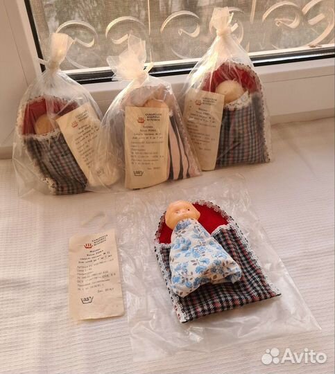 Пупс СССР в упаковке с этикеткой