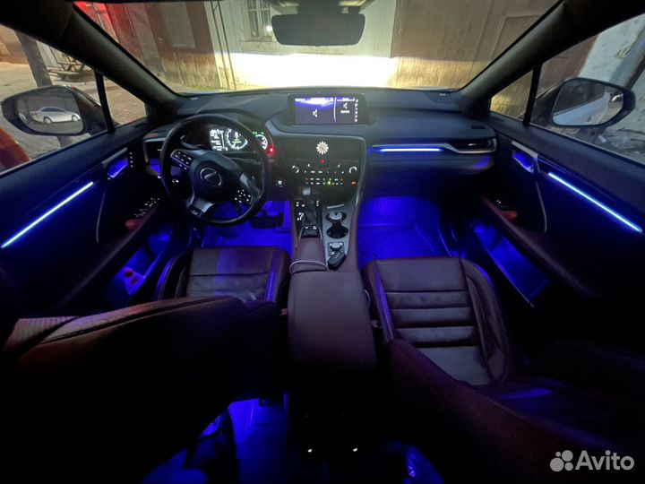 Подсветка салона lexus RX