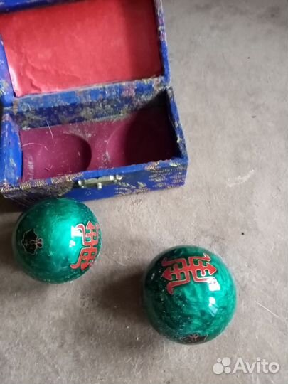 Металлические китайские шарики звенящие внутри