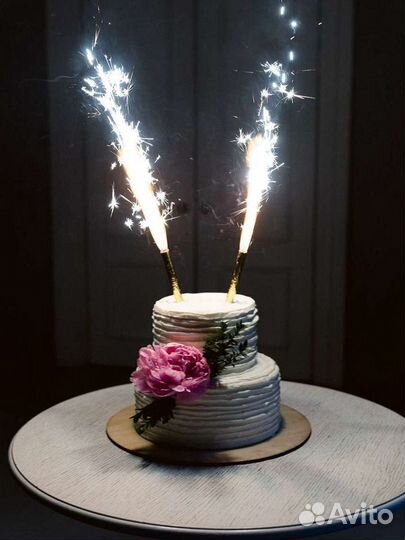 Холодные свечи для торта