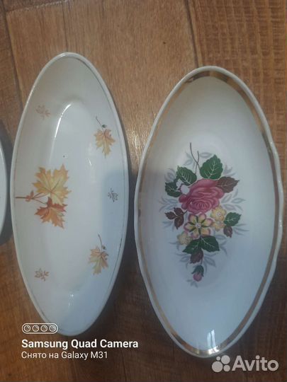 Чашка с блюдцем,стопки из ссср,селедочницы