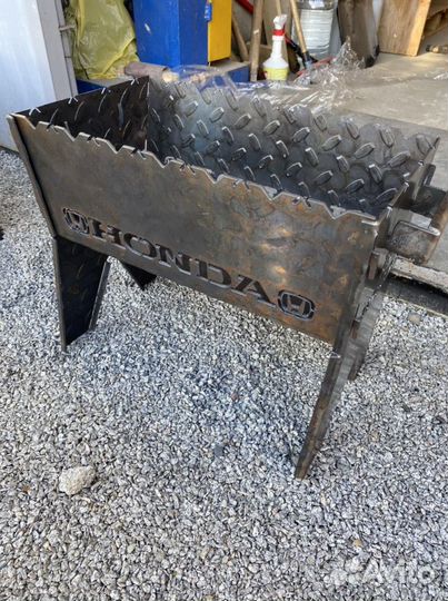 Мангал ручная работа 3мм, логотип honda