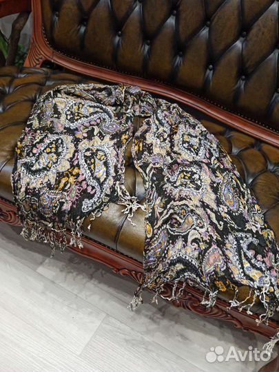 Палантин etro хлопок /кашемир италия