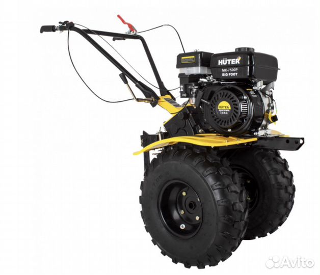 Мотоблок Huter MK 7.5 Л.С Big Foot Гарант 2года