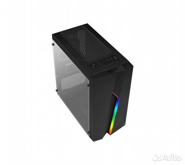 Компьютерный корпус Aerocool Bolt Mini TG, черный