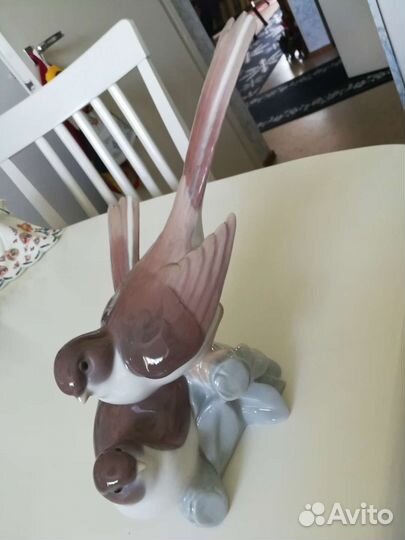 Фарфоровые статуэтки птиц.Европа