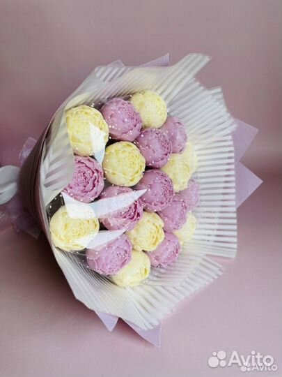 Шоколадный букет розы