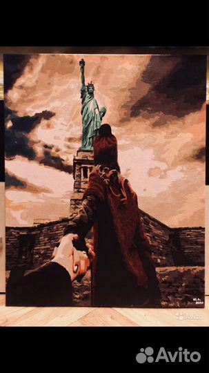 Картина по номерам готовая