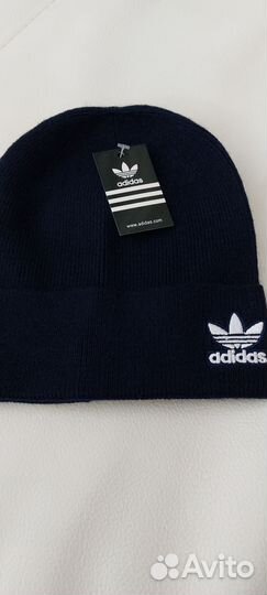 Шапка мужская Adidas одинарной вязки