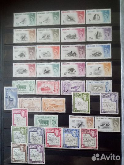 Коллекция марок британских колоний