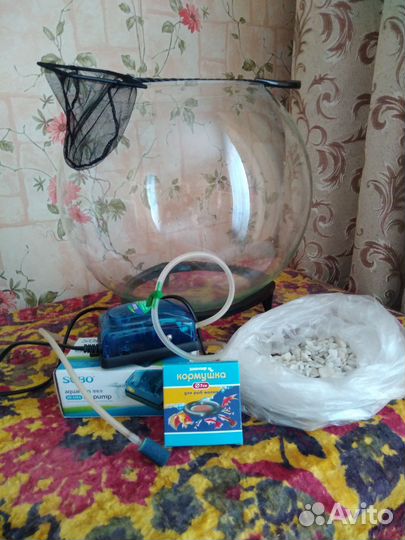 Аквариум круглый на 20 литров