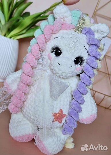 Вязаные единорожки, вязаные игрушки