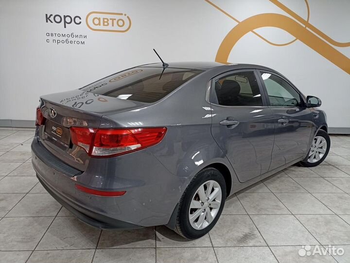 Kia Rio 1.6 МТ, 2016, 106 645 км
