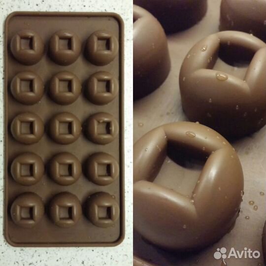 Силиконовая форма для конфет/льда