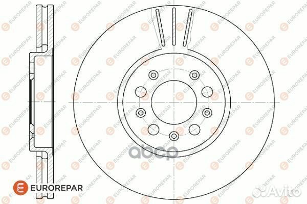 Диск тормозной 1618882980 eurorepar