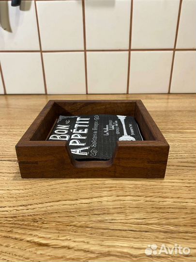 Салфетница из дуба