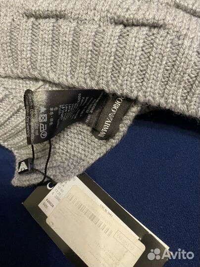 Шапка и шарф emporio armani