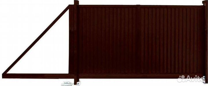 Откатные ворота под ключ