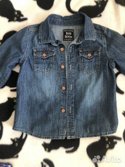 Джинсовая рубашка