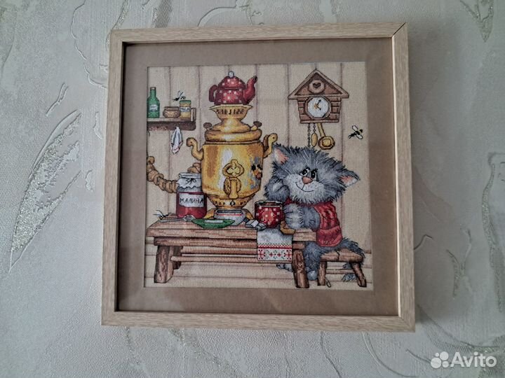 Картина вышитая крестиком