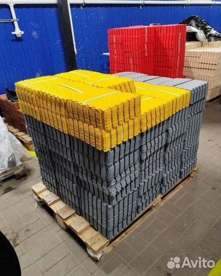 Модульная плитка пвх в фитнес зал