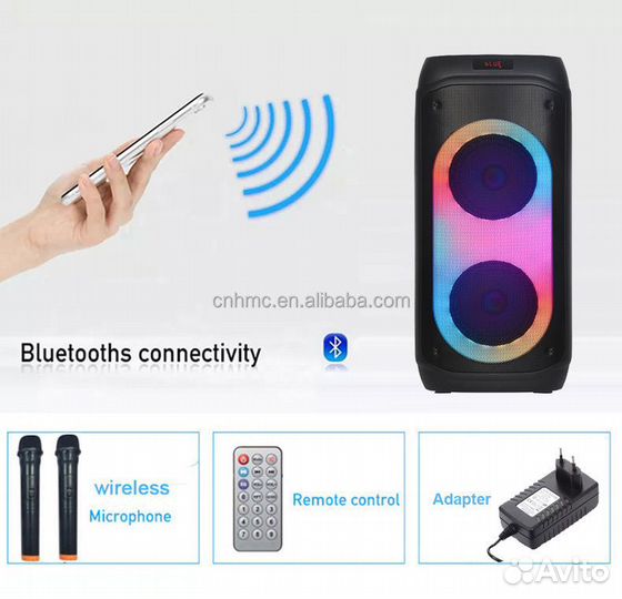 NDR-810 двойной 8-дюймовый высокомощный Динамик