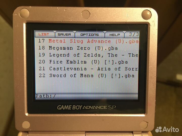 Флеш картридж Super Card для Game boy advance