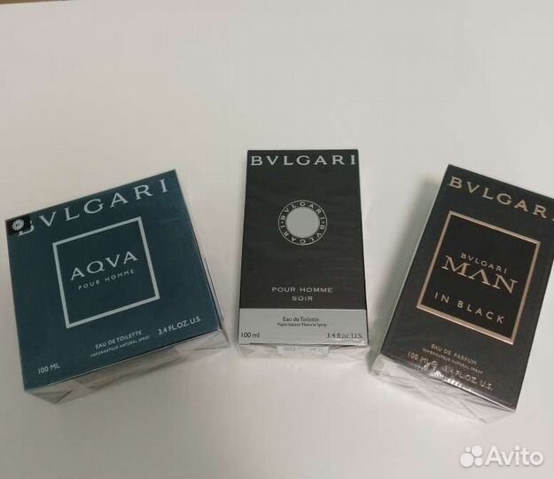 Ароматы Bvlgari мужская туалетная вода, духи