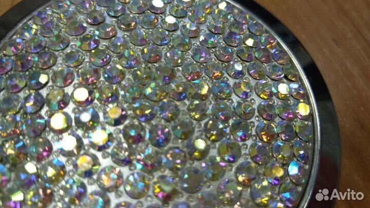 Зеркало компактное стразы