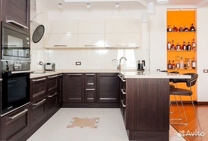 Современная кухня на заказ мдф фасады