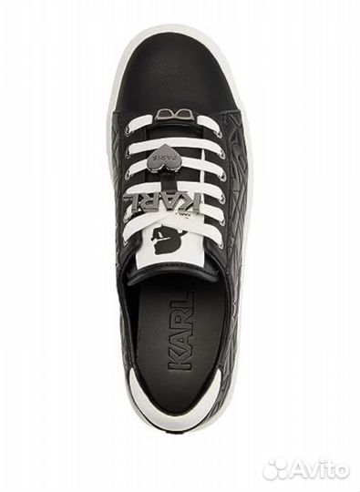 37.38.38,5.39кожаные кроссовки karl lagerfeld ориг