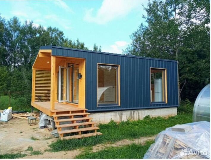 Каркасный всесезонный дом с доставкой 60 м кв, арт. дн-4552