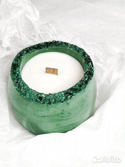 Ароматическая свеча ручной работы
