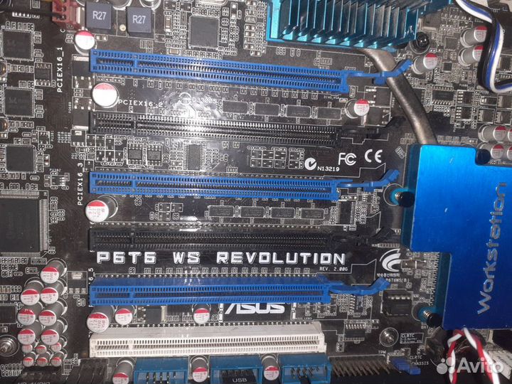 Топ 1366 asus P6T6 WS revolution+I7 960