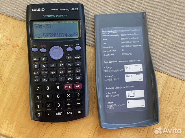 Калькулятор Casio fx-82ES инженерный