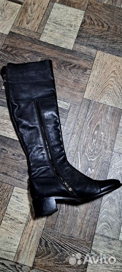 Сапоги кожаные женские 38 39
