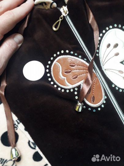 Новый байковый халат р 44