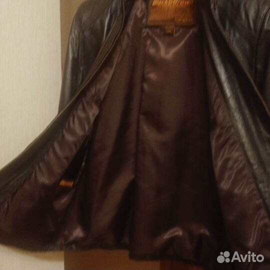 Кожаная куртка мужская 50 -52