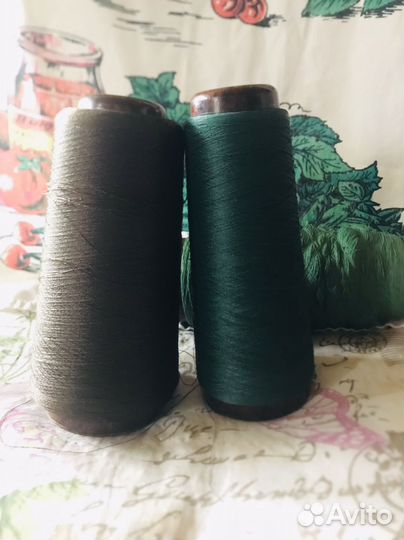 Нитки лавсан, на бобинах, СССР