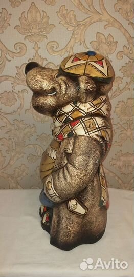 Волк статуэтка.садовая фигурка