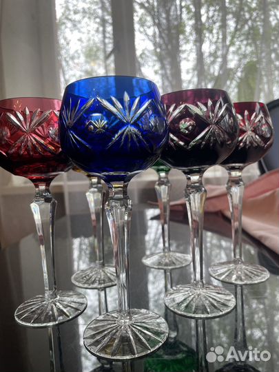 6 шт. Фужеры винтаж хрусталь Nachtmann Германия