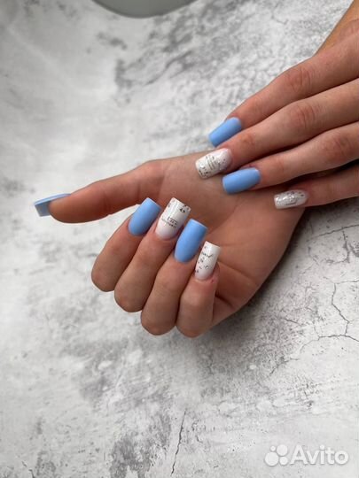 Наращивание ногтей, гель лак