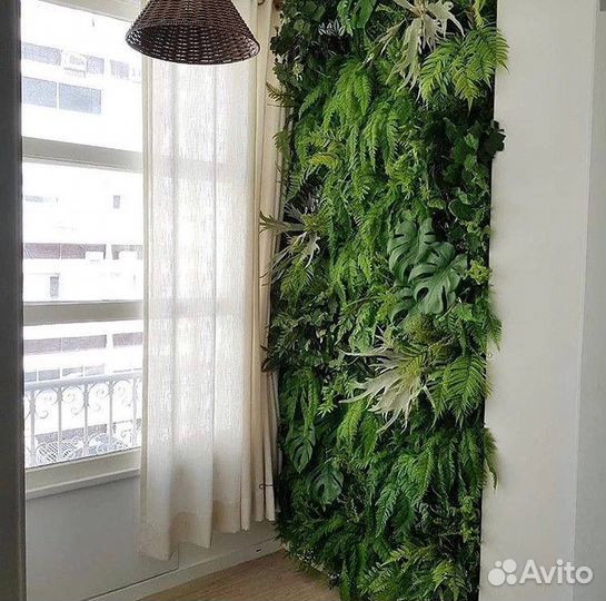 Озеленение помещений/ мох/ искусственные растения