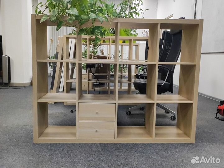 Стеллаж IKEA kallax беленый дуб (оригинал) каллакс