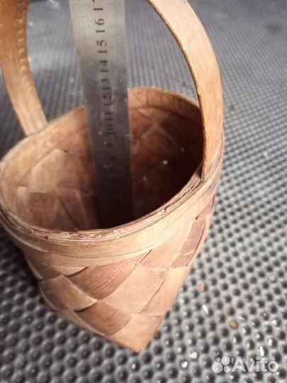 Корзинка плетенная СССР