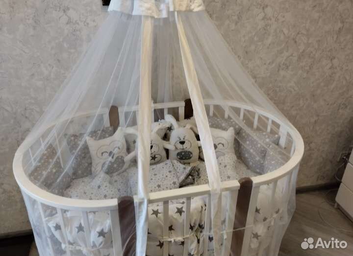 Бортики в детскую кроватку новые