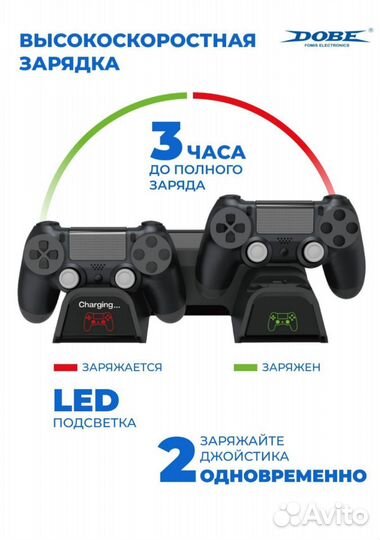 Док станция для PS4 / PS4 Slim